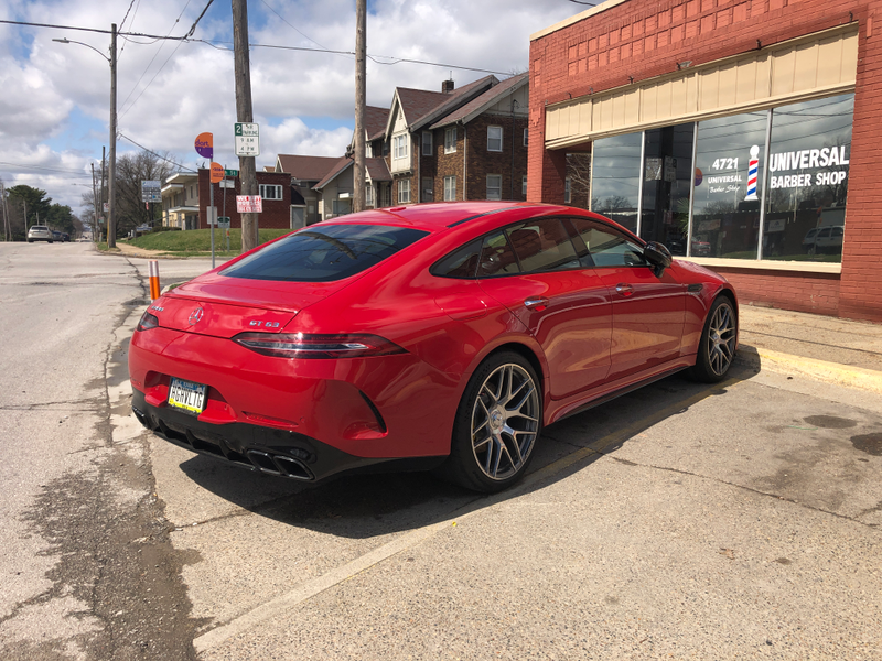 Illustration for article titled First AMG GT 4-Door in the wild + A Rant